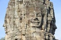 Faces of Bayon temple in Angkor Thom at Siemreap, Cambodia.