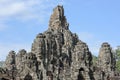 Faces of Bayon temple in Angkor Thom at Siemreap, Cambodia.