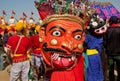 Faces in carnival crowd of Desert Festival