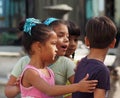 Faces Of Cuba School Children On Paseo Del Prado