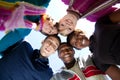 Faces of smiling Multi-racial college students Royalty Free Stock Photo