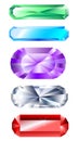 Faceted banner Royalty Free Stock Photo