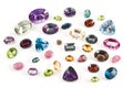 Faceted Gemstones Royalty Free Stock Photo