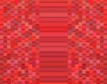Facetted abstract 3d pattern in pink red
