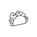 fachitos icon. Element of fast food for mobile concept and web apps icon. Thin line icon for website design and development, app