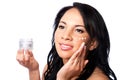 Facial beauty - skincare Royalty Free Stock Photo