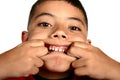 Facial expression boy Royalty Free Stock Photo