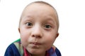 Facial expression boy Royalty Free Stock Photo