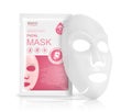 Facial sheet mask sachet package Royalty Free Stock Photo