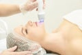 Facial spa cosmetology procedure. Skin care lift anti age