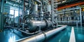 A Facility For Producing Environmentallyfriendly Hydrogen Energy Using Green Technology Royalty Free Stock Photo