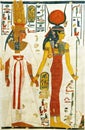 Queen Nefertari being led by Isis, Metropolitan Museum of Art, New York, Copy of the original