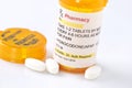 Facsimile Hydrocodone Prescription Royalty Free Stock Photo