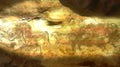 Facsimile reproduction drawings of the walls of the Lascaux cave in Dordogne