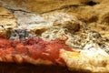 Facsimile reproduction of a red bull from Lascaux cave in Dordogne