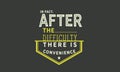 In fact, after the difficulty there is convenience Royalty Free Stock Photo