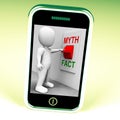 Fact Myth Switch Shows Facts Or Mythology