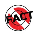 Fact rubber stamp