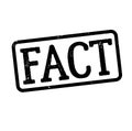 Fact stamp , label Royalty Free Stock Photo