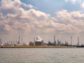 Factories of Dow Benelux on Western Scheldt near Terneuzen, Zeeuws-Vlaanderen, Zeeland