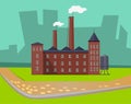 Factories and Enterprises, Industry Manufacturing Royalty Free Stock Photo