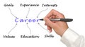 Factors determining success in career