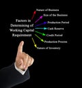 Factors in Determining of Working Capital Requirement