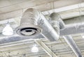 Factory Air Conditioning Vent And Ducts Royalty Free Stock Photo