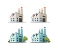 Factory building illustration