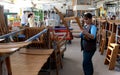 Factory chairs Royalty Free Stock Photo