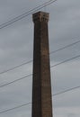 a factory chimney or flue