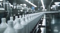The Factory Conveyor Line.AI generated image Royalty Free Stock Photo