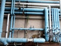 Factory cooling pipes