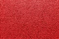 fabric of red color . Close-up long and wide texture of natural red fabric. Fabric texture of natural cotton or linen textile mate Royalty Free Stock Photo