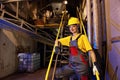 Factory female worker Royalty Free Stock Photo