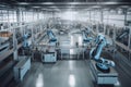 factory floor with cobot performing welding tasks and providing additional safety