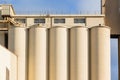 Factory Grain Silos Food Farming Production Royalty Free Stock Photo