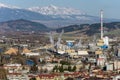 Factory Mondi at town Ruzomberok, Slovakia