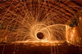 Factory night steel wool