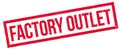 Factory Outlet rubber stamp Royalty Free Stock Photo