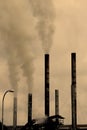 Factory pollution Royalty Free Stock Photo