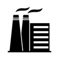 Factory pollution Isolated Vector icon Which can easily modify or edit Royalty Free Stock Photo