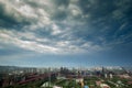 Factory after rain beijing china Royalty Free Stock Photo