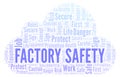 Factory Safety word cloud.