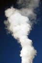 Factory smoke emission. Royalty Free Stock Photo