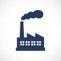 Factory vector icon Royalty Free Stock Photo