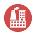 Factory  Vector Icon which can easily modify or edit Royalty Free Stock Photo