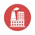 Factory Vector Icon which can easily modify or edit Royalty Free Stock Photo