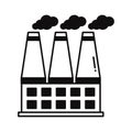 Factory  Vector Icon which can easily modify or edit Royalty Free Stock Photo
