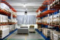 Factory warehouse horizontal composition Royalty Free Stock Photo